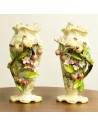 Pareja Jarrones Porcelana s.XIX (uno roto) | Antigüedades Mu…