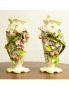 Pareja Jarrones Porcelana s.XIX (uno roto) | Antigüedades Mu…