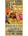Cartel toros Murcia 1987 | Antigüedades Murcia